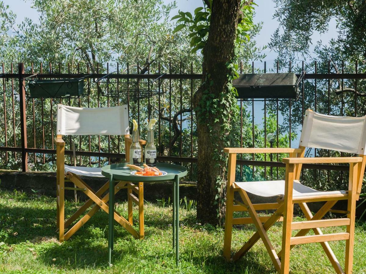 Discesa A Lago With Terrace And Garden On Lake Iseo 里瓦迪索尔托 外观 照片